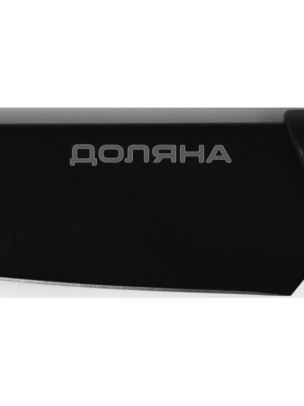 Нож кухонный универсальный Доляна Simplex, длина лезвия 12,7 см, цвет чёрный