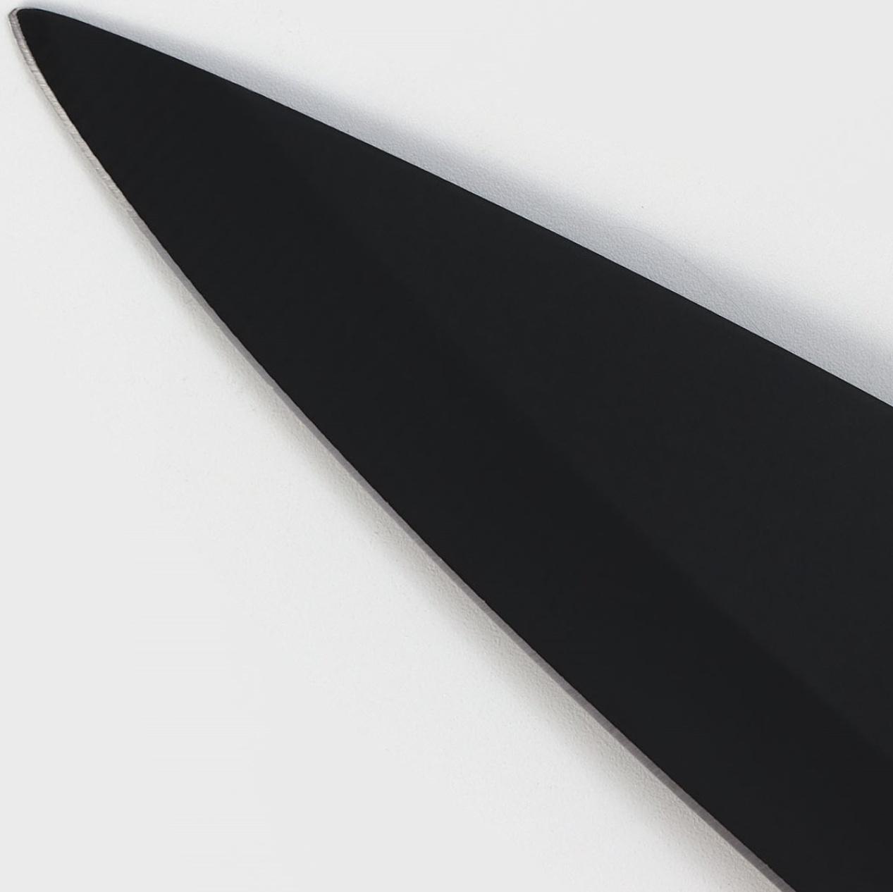 Нож - шеф кухонный Доляна Simplex, длина лезвия 19 см, цвет чёрный