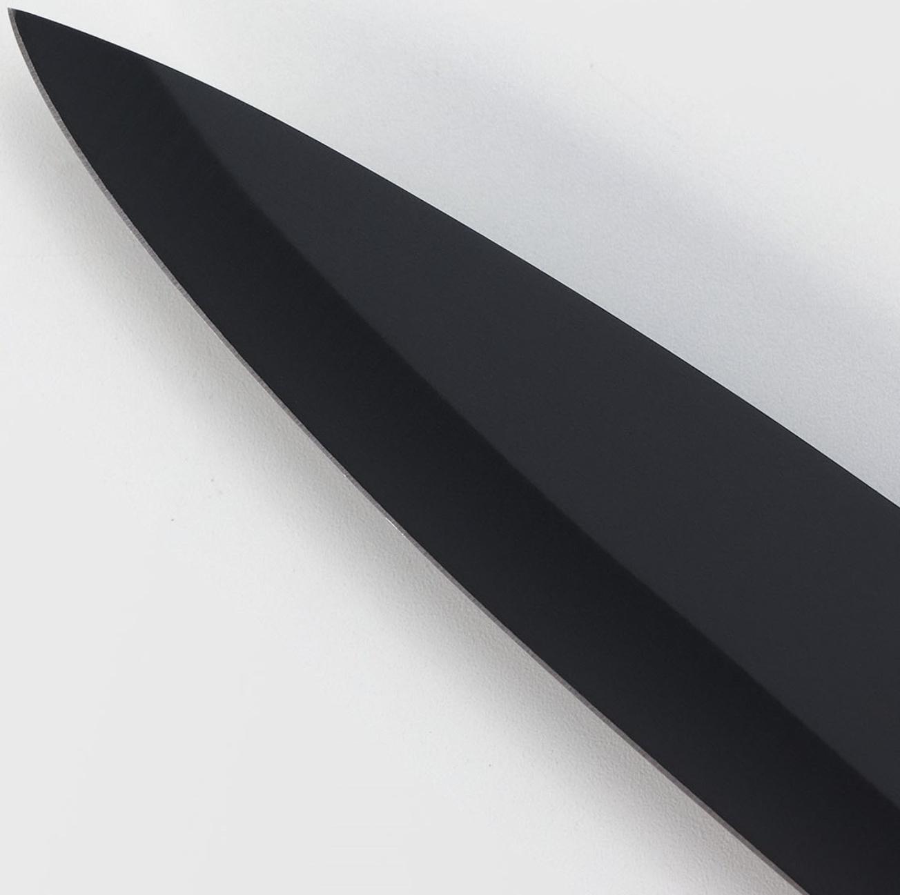 Нож для овощей кухонный Magistro Dark wood, длина лезвия 10,2 см