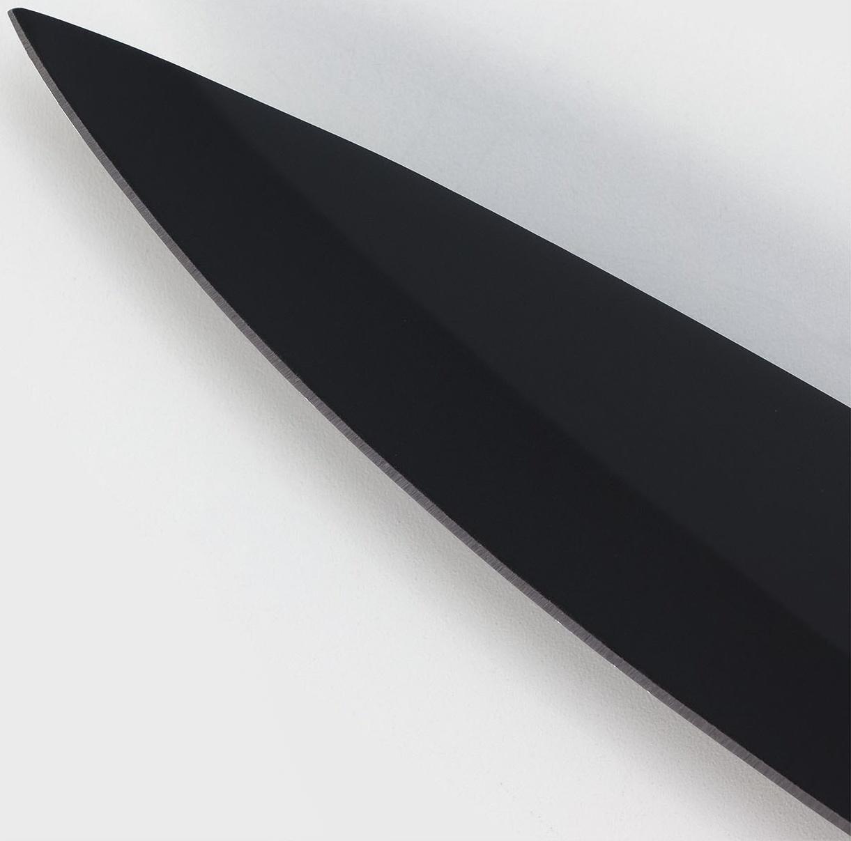 Нож универсальный кухонный Magistro Dark wood, длина лезвия 12,7 см