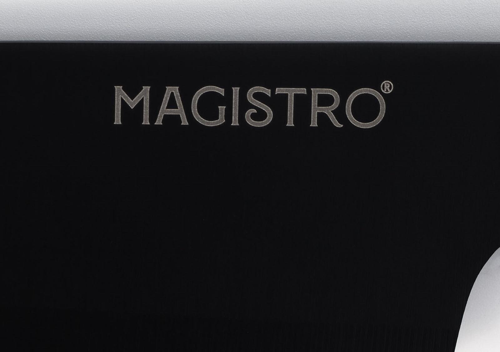 Нож шеф кухонный Magistro Dark wood, длина лезвия 20,3 см