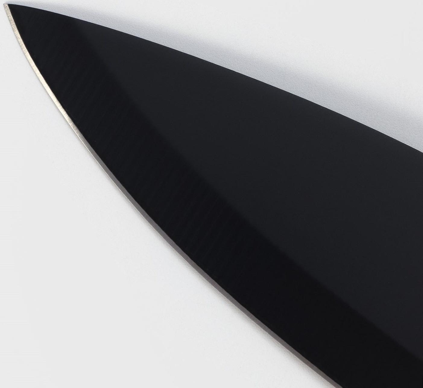 Нож шеф кухонный Magistro Dark wood, длина лезвия 20,3 см