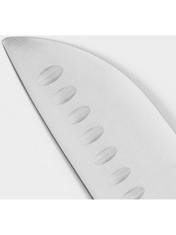 Нож Сантоку кухонный Magistro Fedelaso, длина лезвия 17,8 см