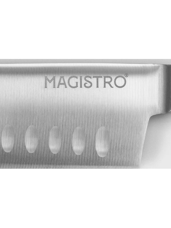 Нож Сантоку кухонный Magistro Fedelaso, длина лезвия 17,8 см