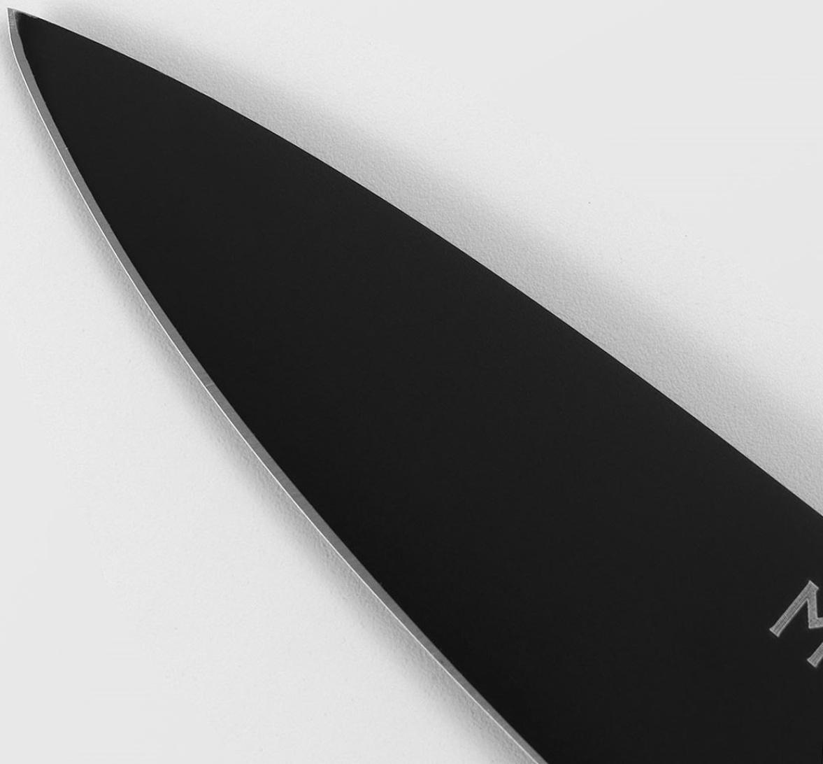 Нож для овощей кухонный Magistro Vantablack, длина лезвия 8,9 см