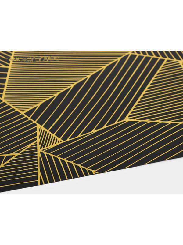 Набор салфеток сервировочных Magistro, 4 шт, 45×30 см, цвет чёрный