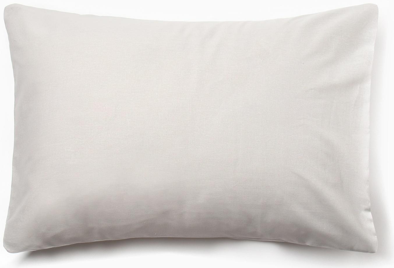 Наволочка Этель 50*70 см, цв.серый, бязь, 125г/м2