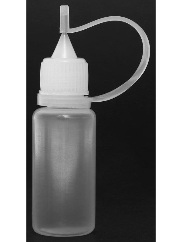 Бутылочка для хранения жидкости с иглой, 10 мл, пластиковая, прозрачная