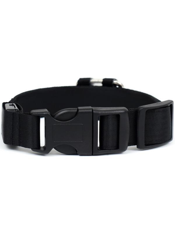 Ошейник с подсветкой Flash 3 режима свечения, размер М, ОШ 40-48 х 2,5 см, красный