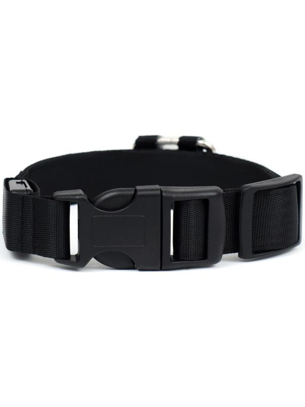 Ошейник с подсветкой Flash 3 режима свечения, размер XL, ОШ 52-60 х 2,5 см жёлтый