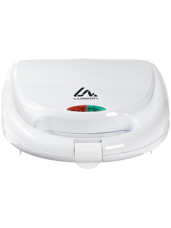 Электровафельница Luazon WV-02, 750 Вт, венские вафли, антипригарное покрытие, белая