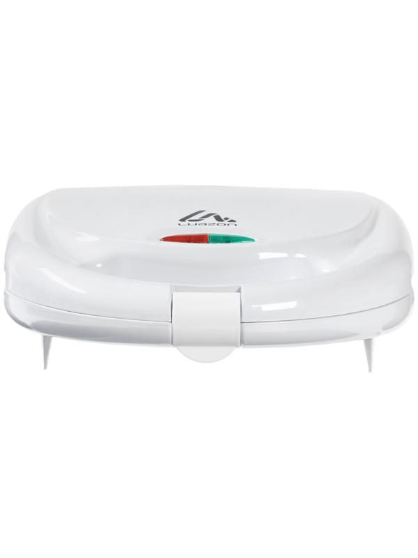 Электровафельница Luazon WV-02, 750 Вт, венские вафли, антипригарное покрытие, белая