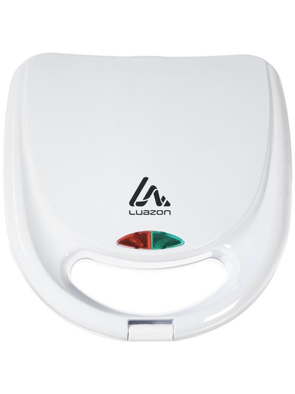 Электровафельница Luazon WV-02, 750 Вт, венские вафли, антипригарное покрытие, белая