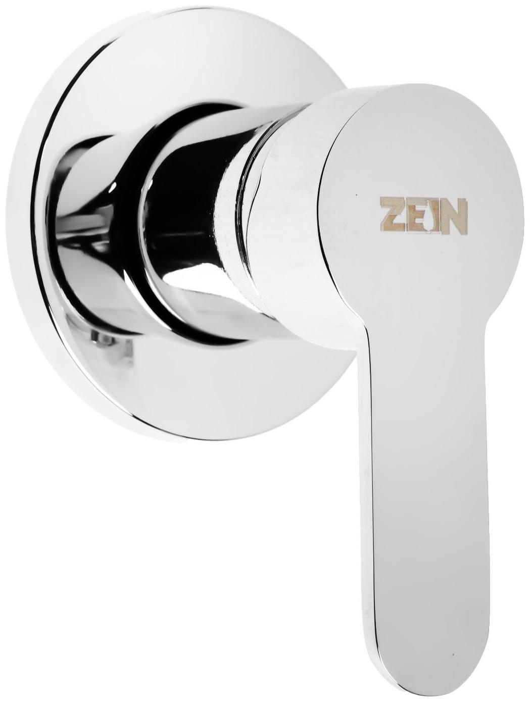 Смеситель для душевой кабины ZEIN, скрытый монтаж, ручка, картридж 35 мм, латунь, хром