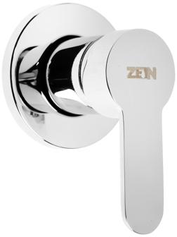 Смеситель для душевой кабины ZEIN, скрытый монтаж, ручка, картридж 35 мм, латунь, хром