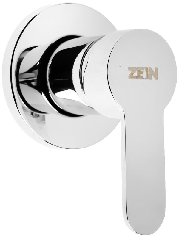 Смеситель для душевой кабины ZEIN, скрытый монтаж, ручка, картридж 35 мм, латунь, хром