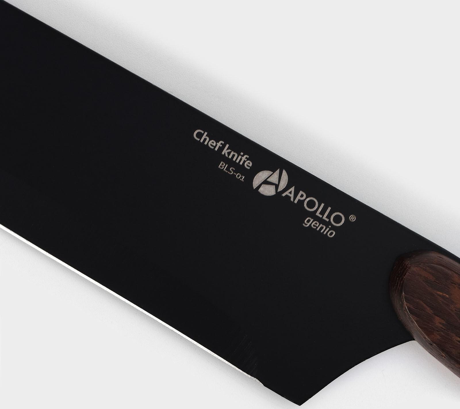 Нож кухонный универсальный Genio BlackStar, лезвие 19 см