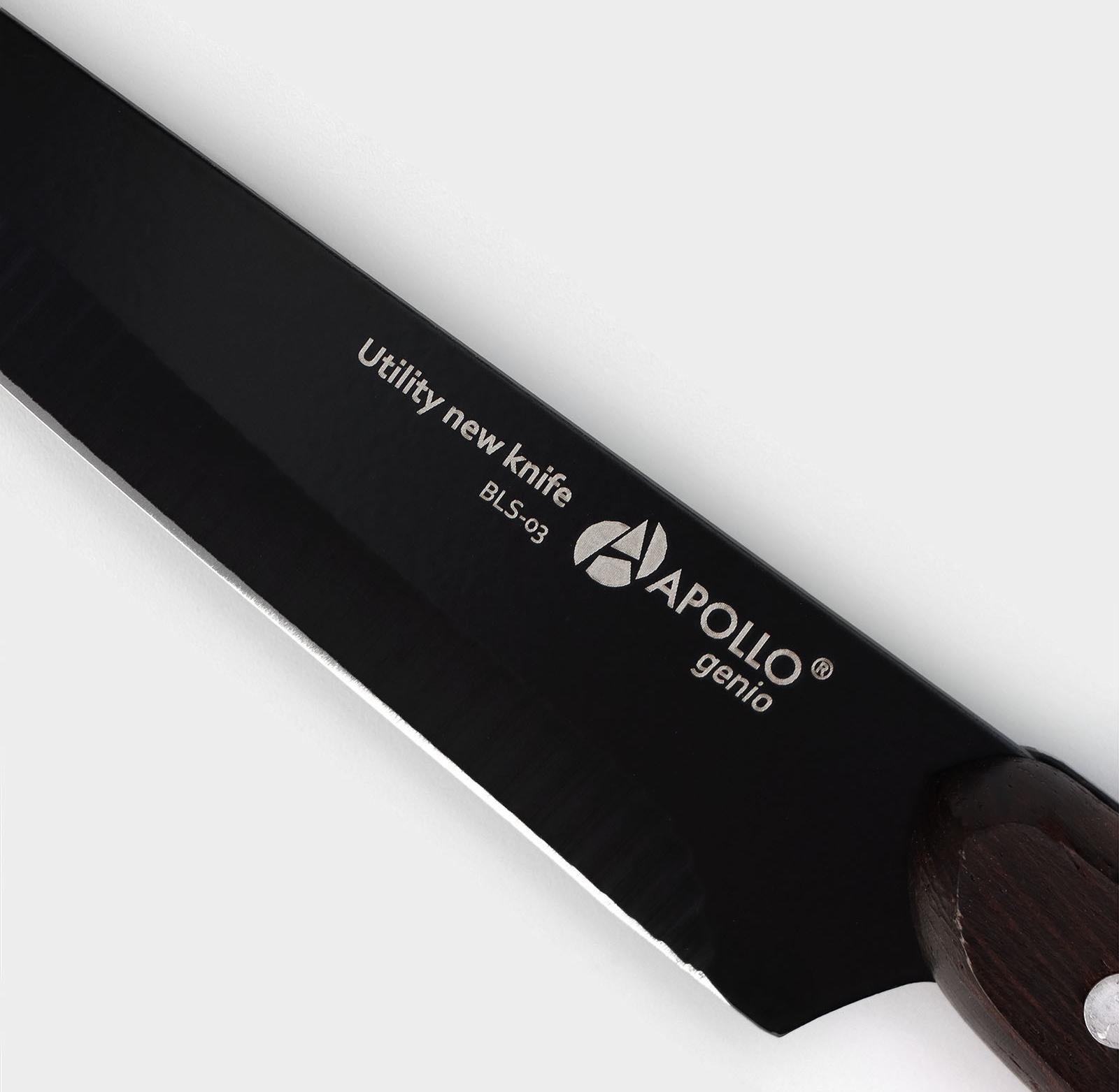 Нож кухонный универсальный Genio BlackStar, лезвие 11 см