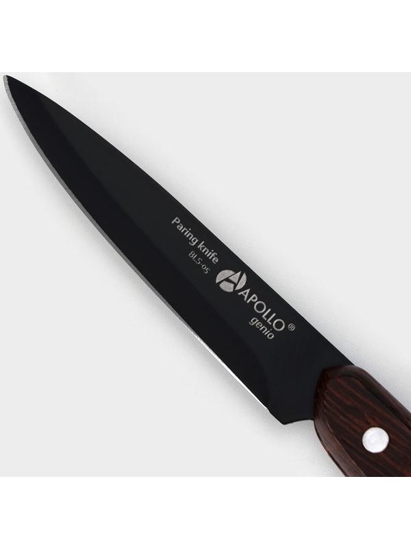 Нож кухонный для овощей Genio BlackStar, лезвие 8 см