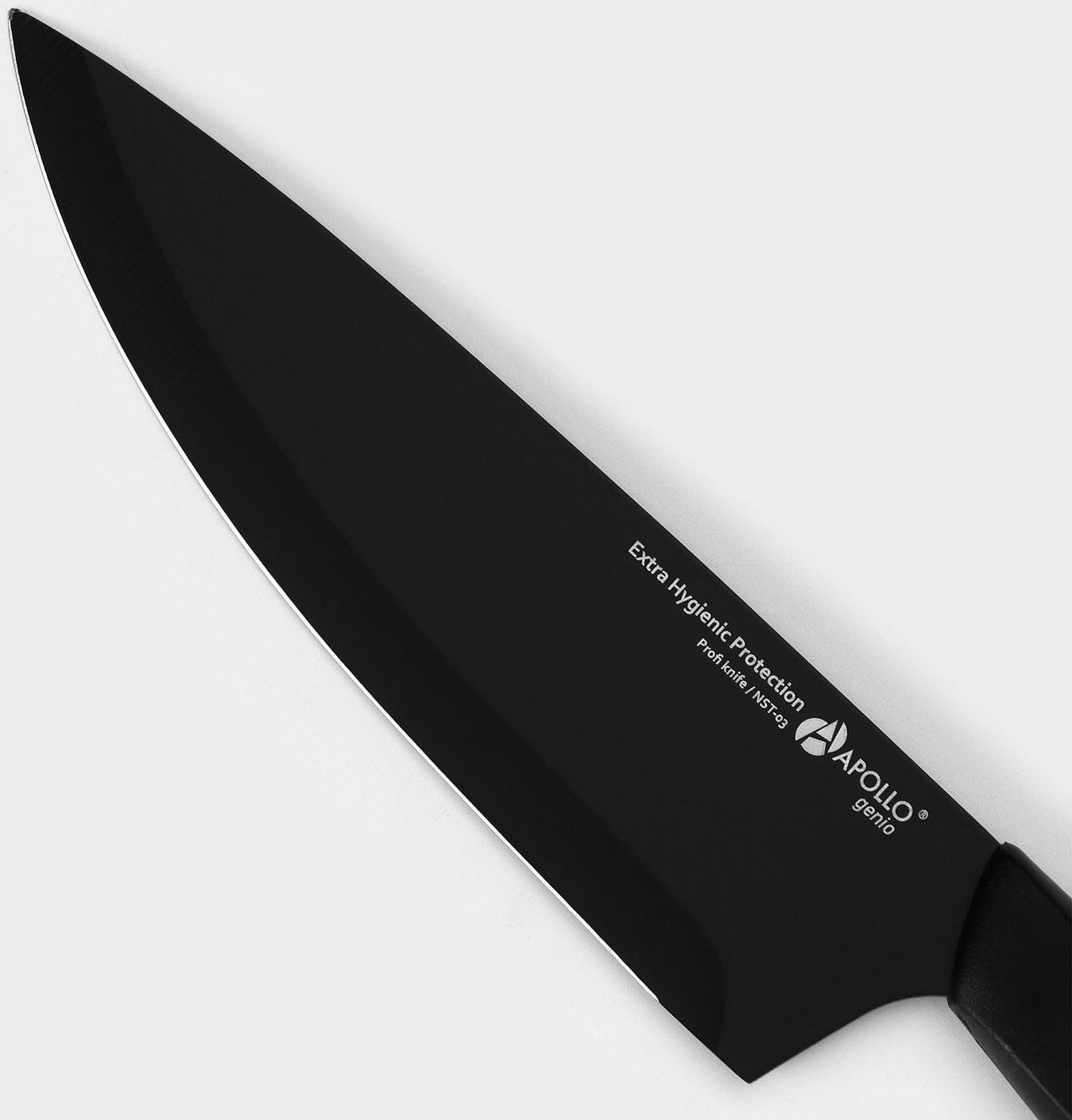 Нож кухонный универсальный Genio Nero Steel, лезвие 15 см