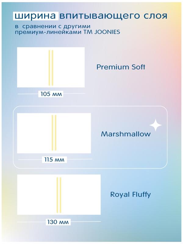 Подгузники-трусики JOONIES Marshmallow, размер L (9-14 кг), 42 шт