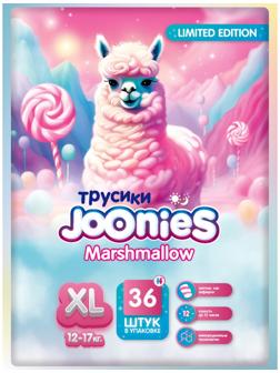 Подгузники-трусики JOONIES Marshmallow, размер XL (12-17 кг), 36 шт
