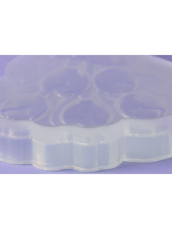 Силиконовый молд для леденцов и шоколада «Букет тюльпанов с 8 марта», 11,5×9,5 см, цвет прозрачный