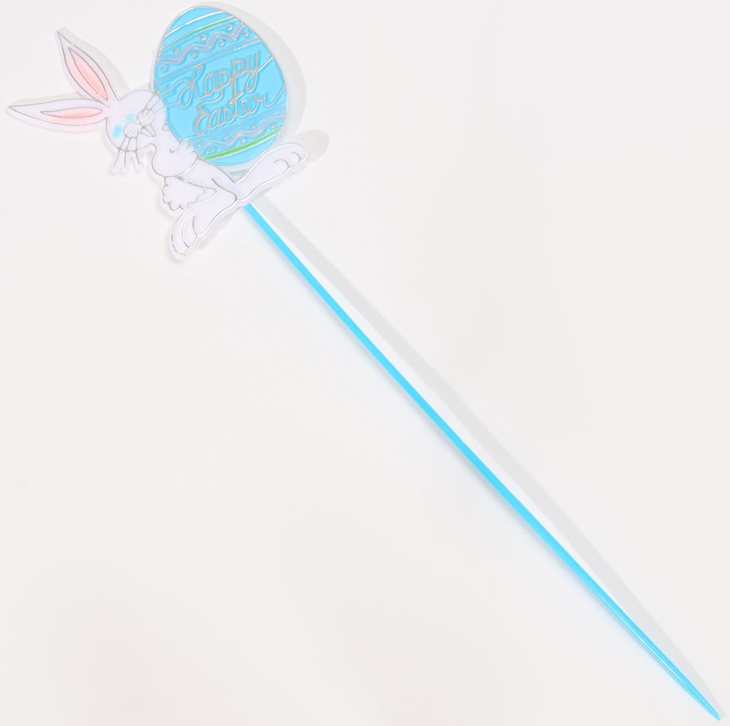 Шпажки «Пасхальный кролик», цвет голубой