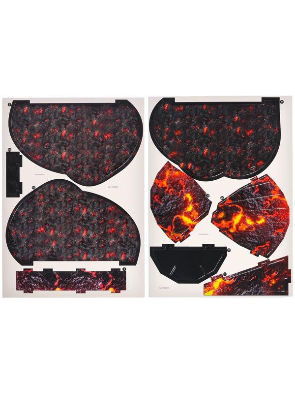 Конструтор из пенокартона «Строение вулкана»