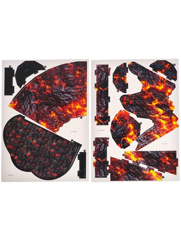 Конструтор из пенокартона «Строение вулкана»