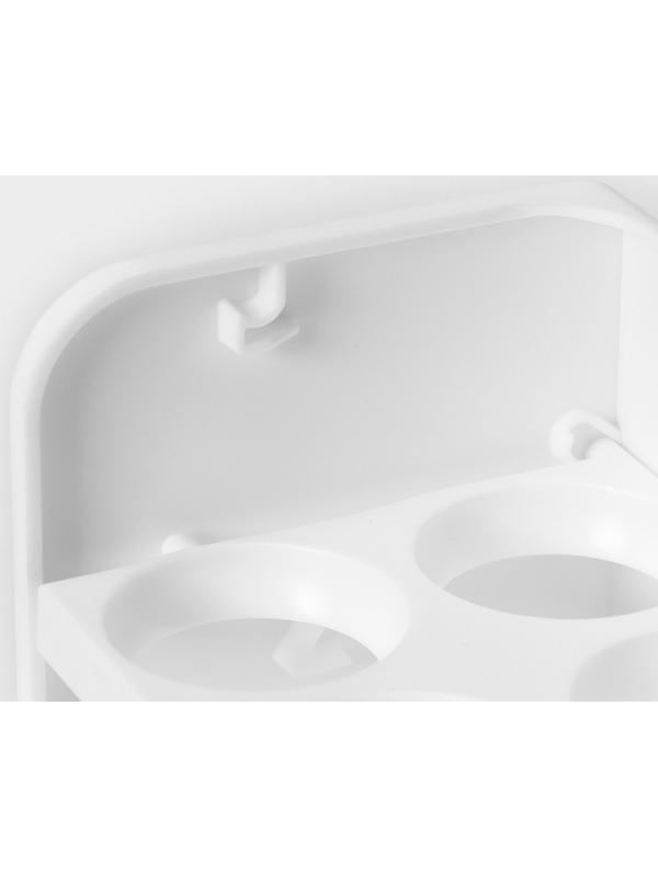 Контейнер для яиц, 30 ячеек, 25×10×19,5 см, цвет белый