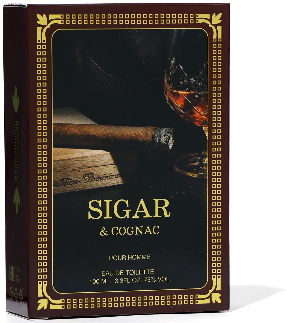 Туалетная вода SIGAR&COGNAC, 100 мл
