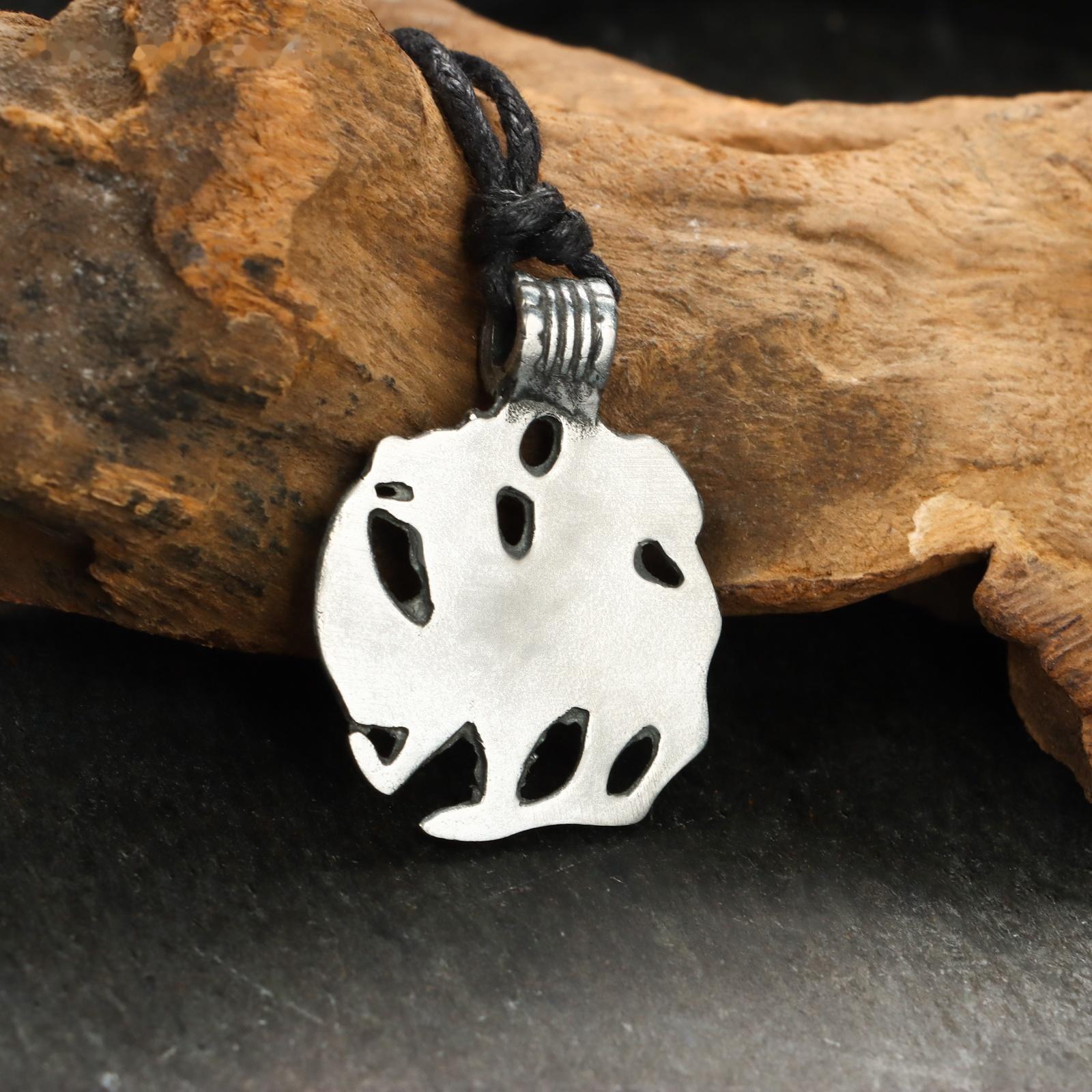 Амулет защитный №22 «Семаргл-Огнебог», 25х27мм, металлический