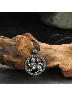 Амулет защитный №23 «Царь-Лев», 25х25мм, металлический