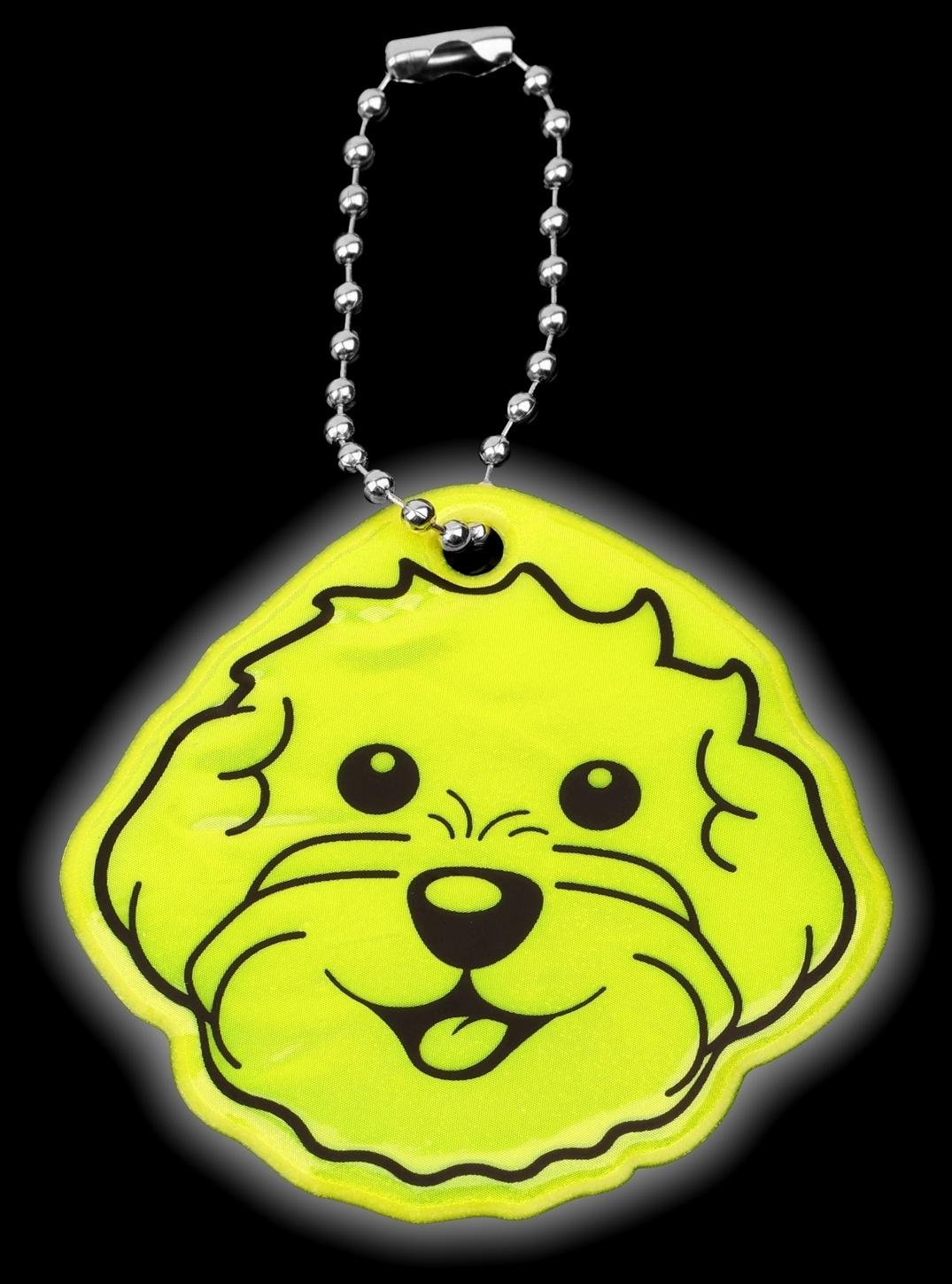 Светоотражающий элемент «Морда», двусторонний, 5,9 × 6 см, цвет МИКС