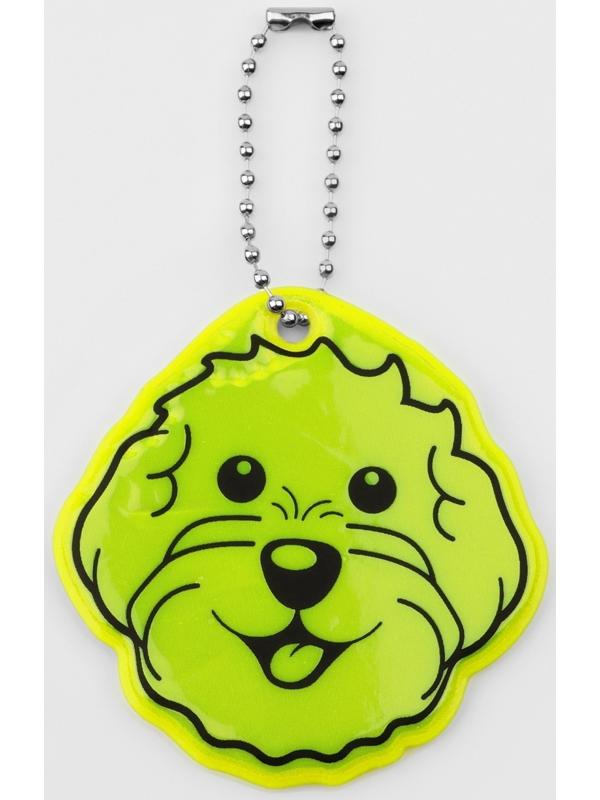 Светоотражающий элемент «Морда», двусторонний, 5,9 × 6 см, цвет МИКС