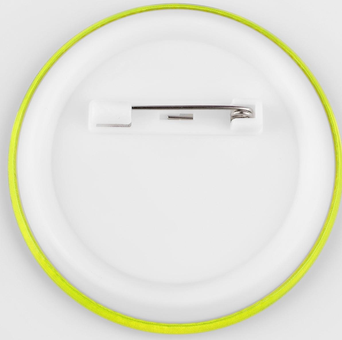 Светоотражающий значок «Смайл», d = 5,8 см, цвет МИКС