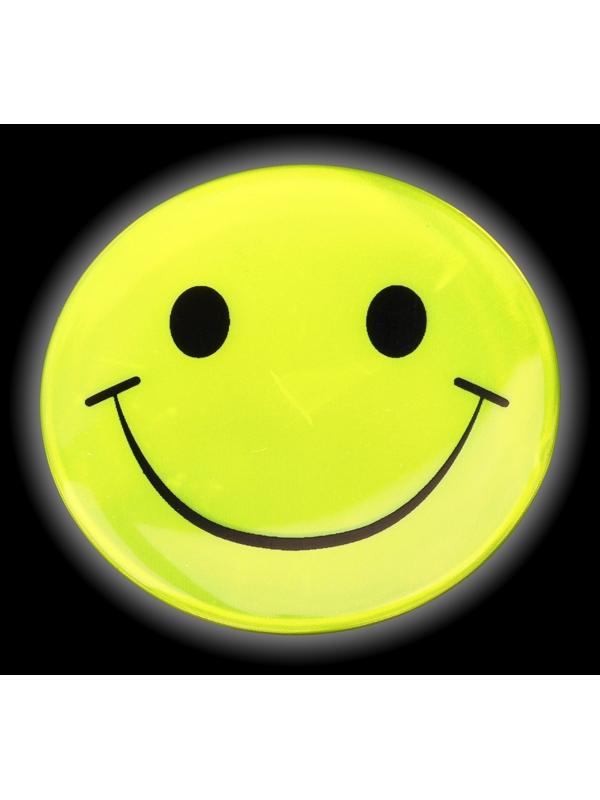Светоотражающий значок «Смайл», d = 5,8 см, цвет МИКС