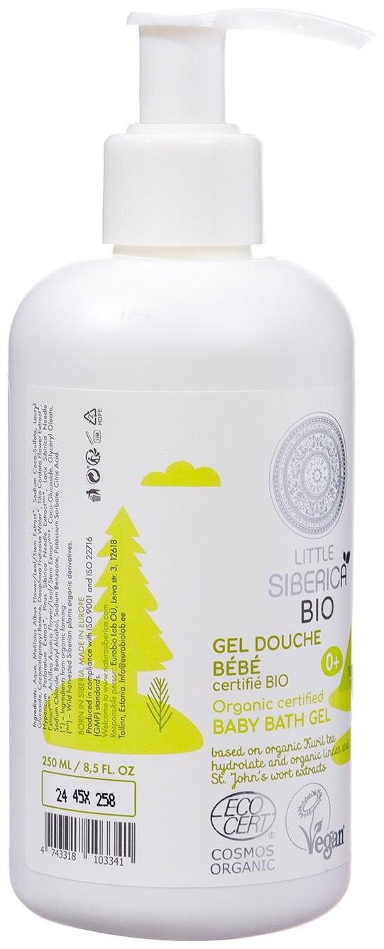 Органический детский гель для купания Little Siberica, 250мл