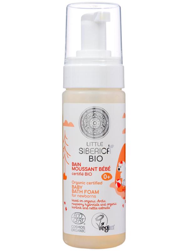 Органическая детская пенка для купания младенцев Little Siberica, 160 мл