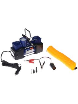 Компрессор автомобильный Nova Bright АК-75L, 75 л/мин, 150 PSI, металл, LED-фонарь, сумка