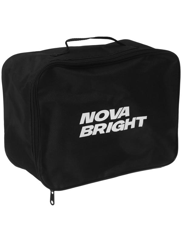 Компрессор автомобильный Nova Bright АК-75L, 75 л/мин, 150 PSI, металл, LED-фонарь, сумка