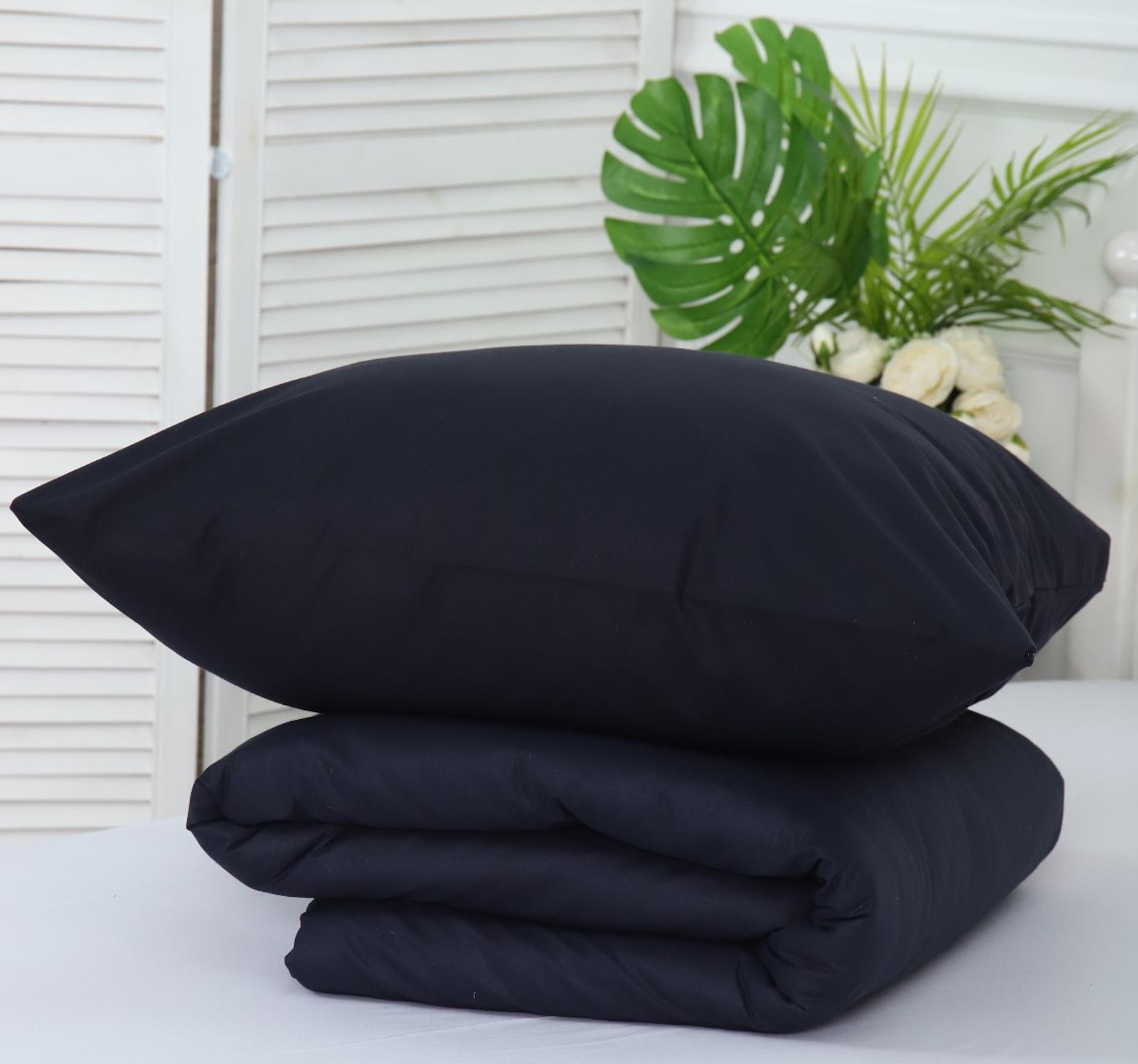 Комплект 1.5сп Черный 8-3 (пододеяльник 145х215см, наволочка 70х70см) бязь, 120г/м, хл100%