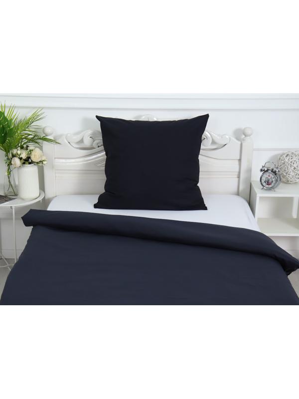 Комплект 1.5сп Черный 8-3 (пододеяльник 145х215см, наволочка 70х70см) бязь, 120г/м, хл100%