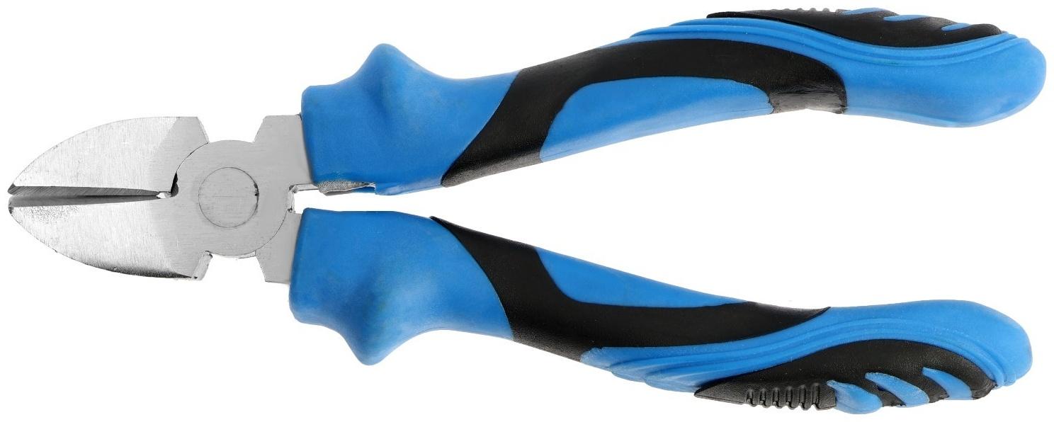 Бокорезы ТУНДРА, сталь 45, никелированные, 2К рукоятки, 160 мм