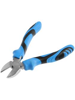 Бокорезы ТУНДРА, сталь 45, никелированные, 2К рукоятки, 160 мм