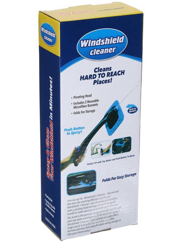 Щетка для чистки автомобильных стекол с распылителем, 37 см