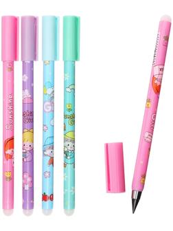 Карандаш чернографитный НВ, вечный, с рисунком, МИКС