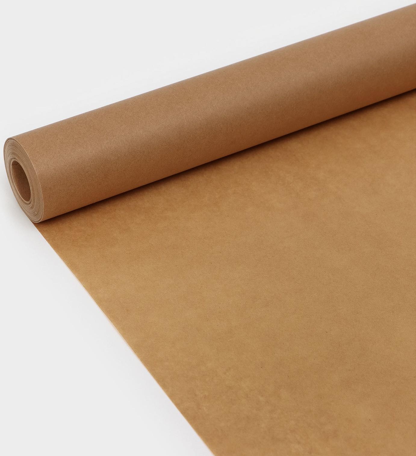 Пергамент силиконизированный Доляна, 38 см х 25 м, коричневый, жиростойкий