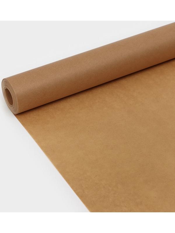 Пергамент силиконизированный Доляна, 38 см х 25 м, коричневый, жиростойкий